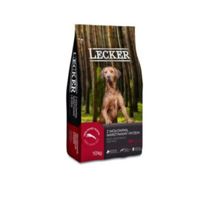 Lecker száraz kutyaeledel, marha-rizs-zöldség