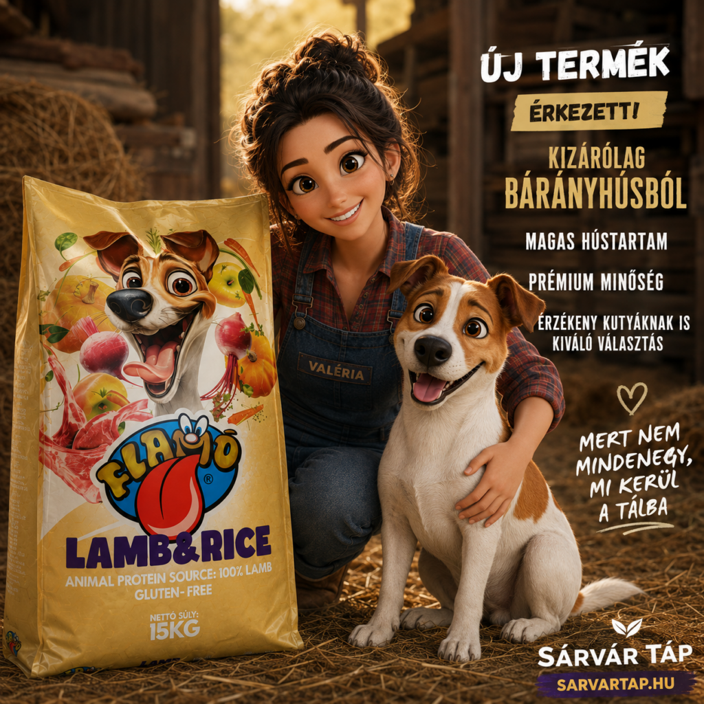 Flamo prémium kutyaeledel